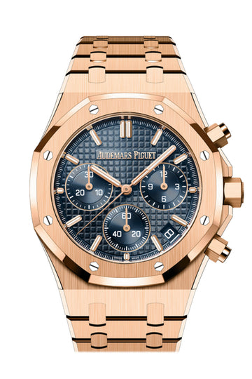 Audemars Piguet Royal Oak Bleu nuit nuage 50 Rose Gold Watch 26240OR.OO.1320OR.05 CP