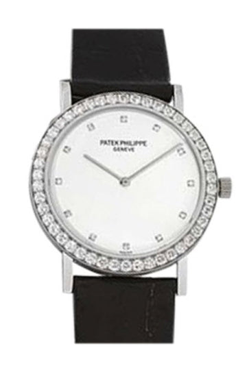 Patek Philippe Calatrava 5006G 18K White Gold 33mm Womens Watch 5006G Pre Owned