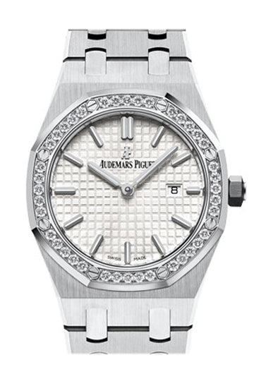 Audemars Piguet Royal Oak Lady 33mm Silver Dial Diamond Stainless steel Gold Ladies Watch 67652BC.ZZ.1262BC.01