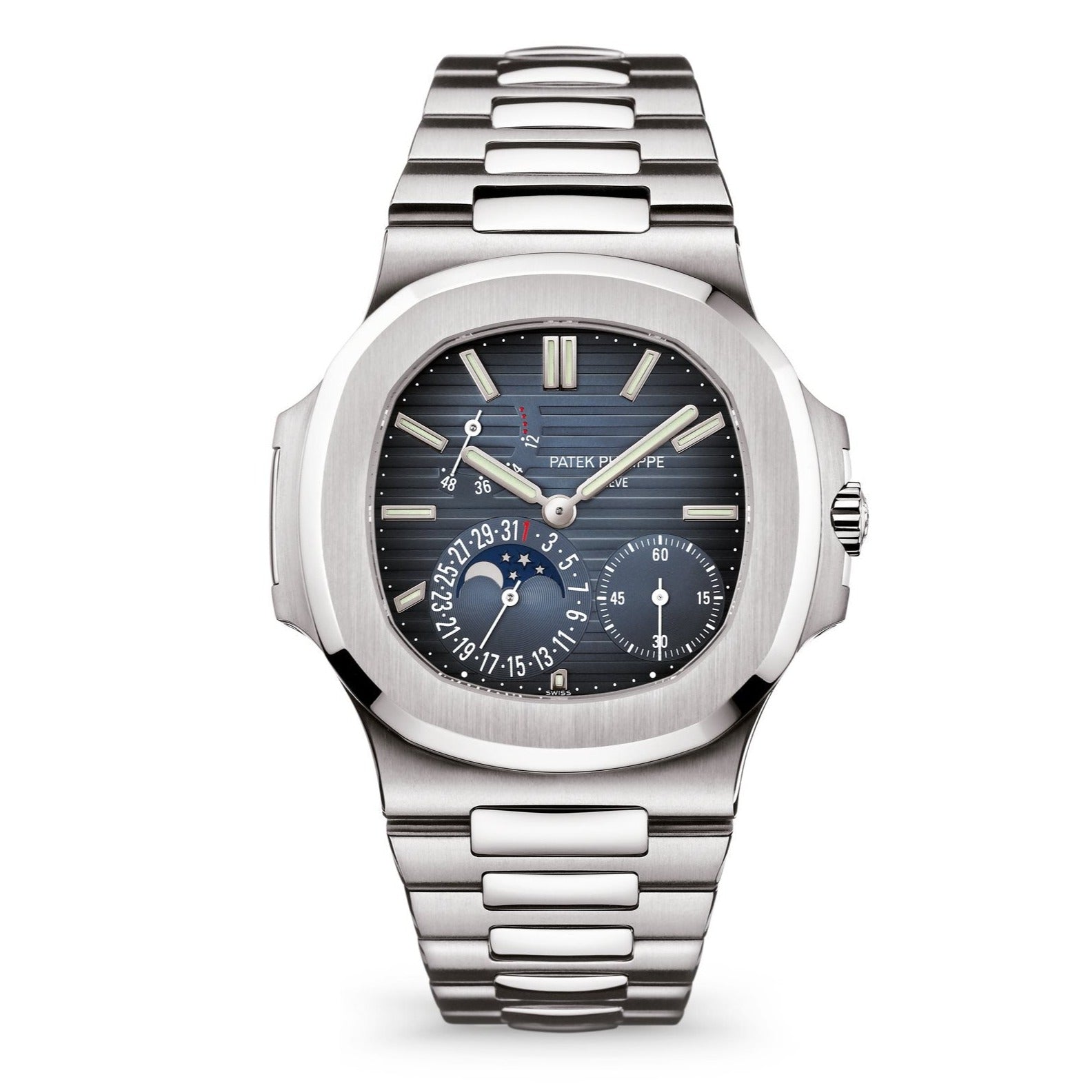 Patek Philippe Nautilus Blue Dial Stainless Steel Men's Watch 5712/1A-001