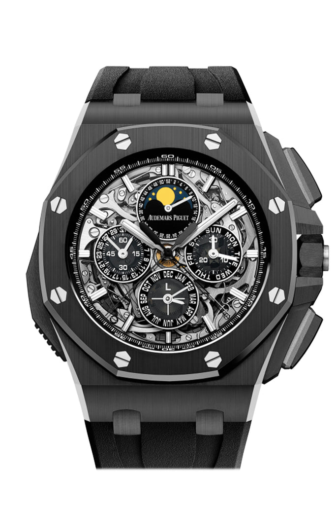 Audemars Piguet Royal Oak Offshore 44 Sapphire dial Black rubber strap Watch 26582CE.OO.A002CA.01