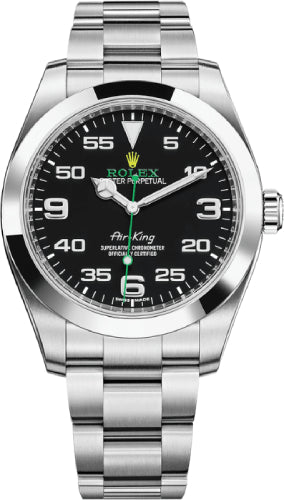 Rolex Air King Oystersteel - Black Dial 116900