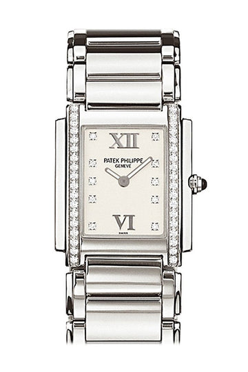 Patek Philippe Twenty-4 Ladies Steel Diamond Ladies Watch 4910/10-011